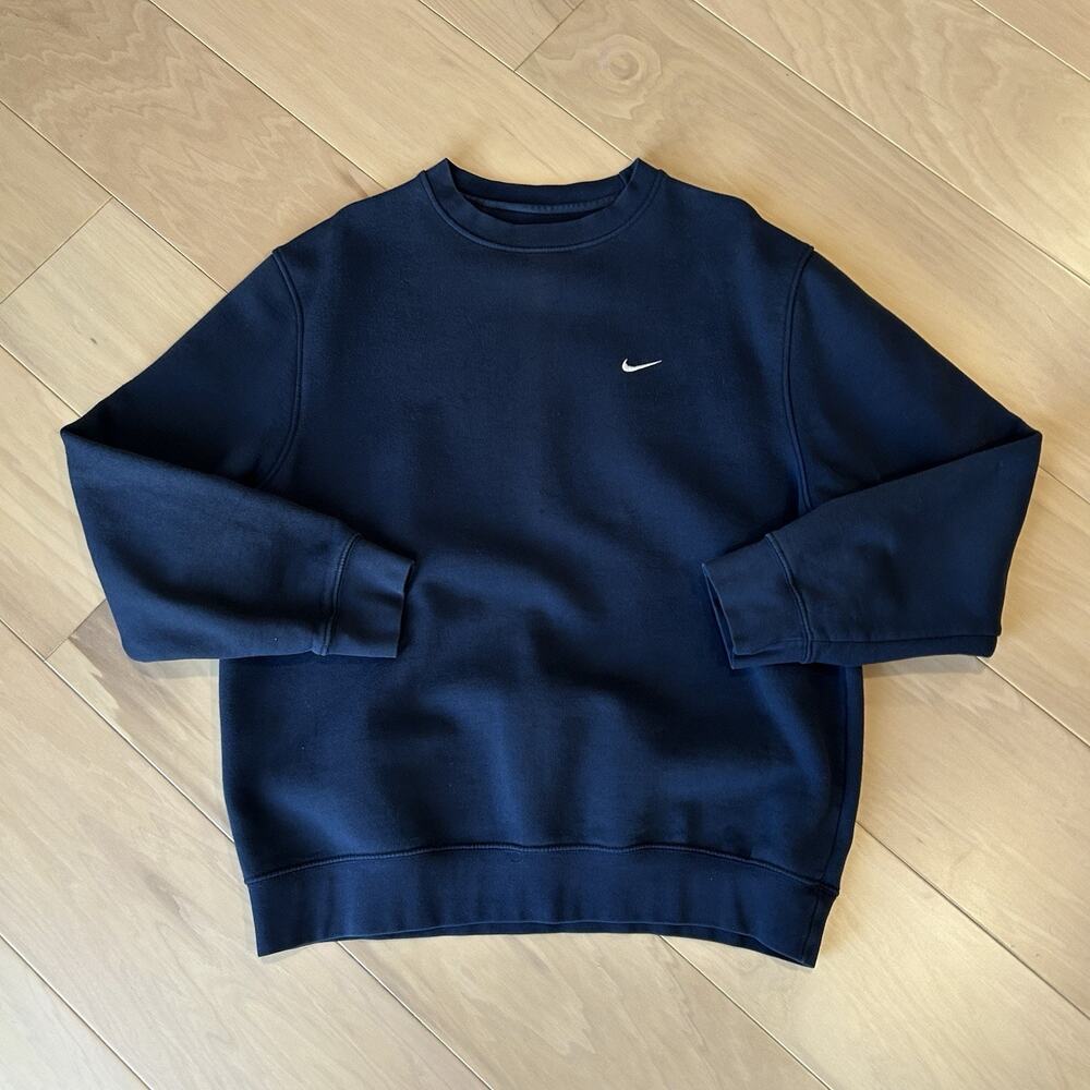 Vintage Nike Essential Mini Swoosh Crew Sweatshirt Long Sleeve Men’s Medium
